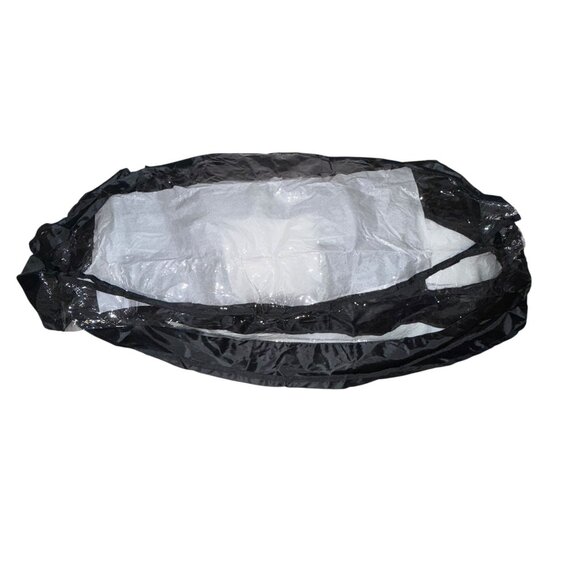 New Open Pet Gear PG8700NZEC No Zip Double Pet Stroller Weather Cover Black - Picture 1 of 7